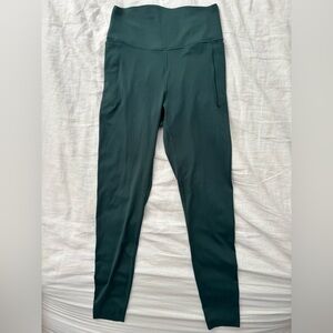 NWT PINK Victoria’s Secret Dark Green Relay Classic Leggings